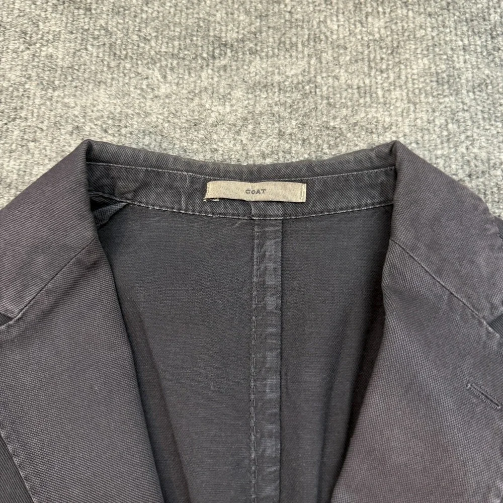 Boglioli Coat Blazer Jacket Cotton Navy Blue size EU 52 Model R3302G - Picture 5 of 16